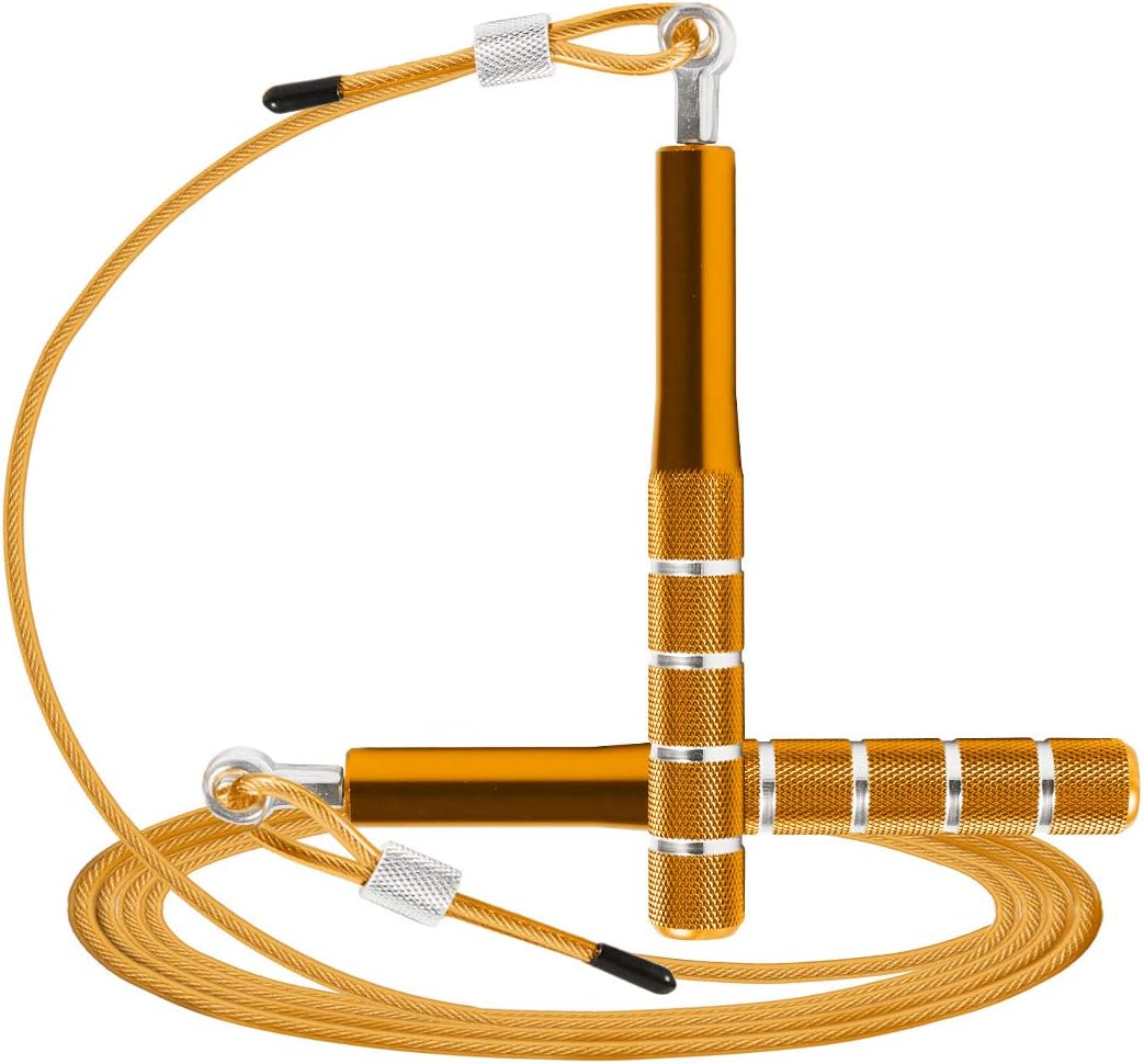 Jump Rope, Speed Jumping Rope for Training Fitness Exercise, Adjustable Adults Workout Skipping Rope for Men, Women, Kids, Girls