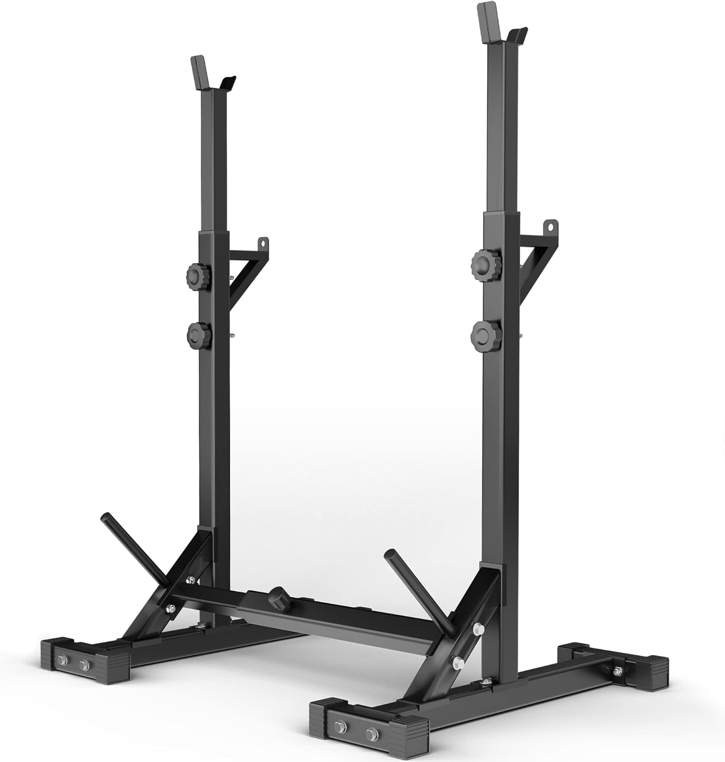 Squat Rack Stand Adjustable Bench Press Rack Barbell Rack Stand Multi-Function Weight Lifting Rack for Home Gym Strength Training